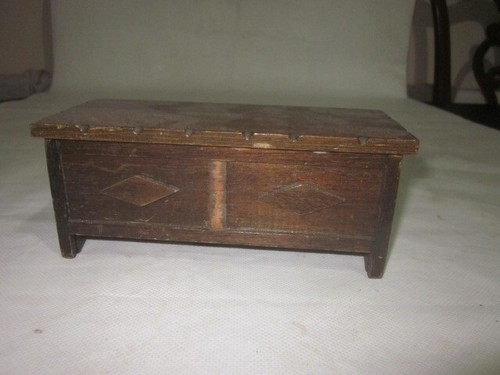 Wooden box with music - box, machine