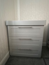 BN " MAMAS & PAPAS " GREY HEATON 3 DRAWERS NURSERY DRESSER / CHANGER ! RRP £359