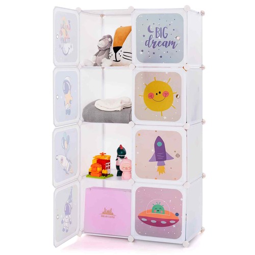Portable kids wardrobe - portable, 8-cube