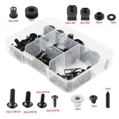 Screws fairing bolts - kit, fit