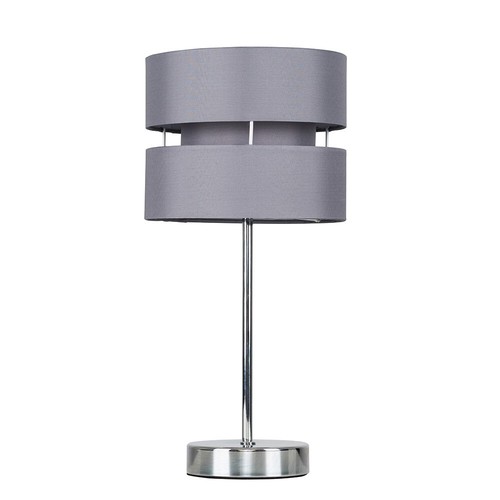 Chrome table lamp base - chrome, metal