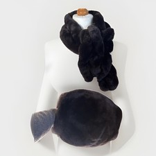 Vintage 1960s Look Faux Fur