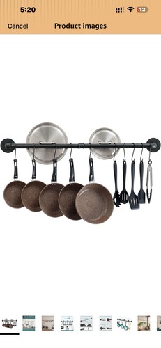 Oropy wall mount pot pan - mount,