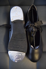 Black capezio Shuffle low heel