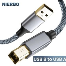 USB B to USB A Printer Cable