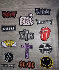 Music bands iron on/sew on