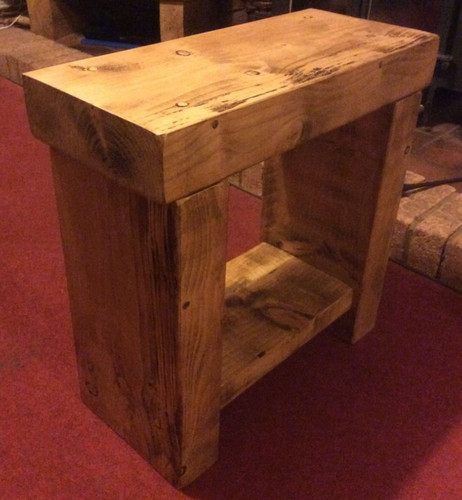 Small chunky rustic - small, pine