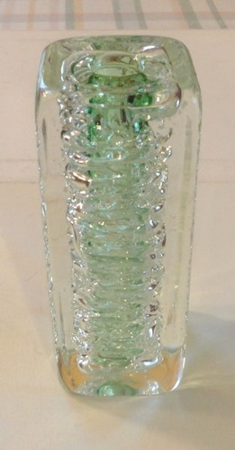 Vtg modern art glass - art,