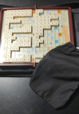 Vintage travel Scrabble, complete set, see pics also a Scrabble Dictionary bonus