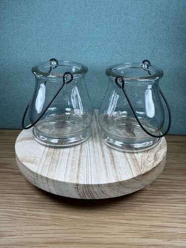 Pair clear glass - pair,