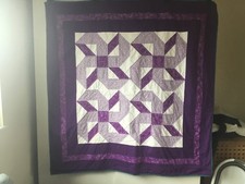 Handmade Patchwork Quilt/Throw