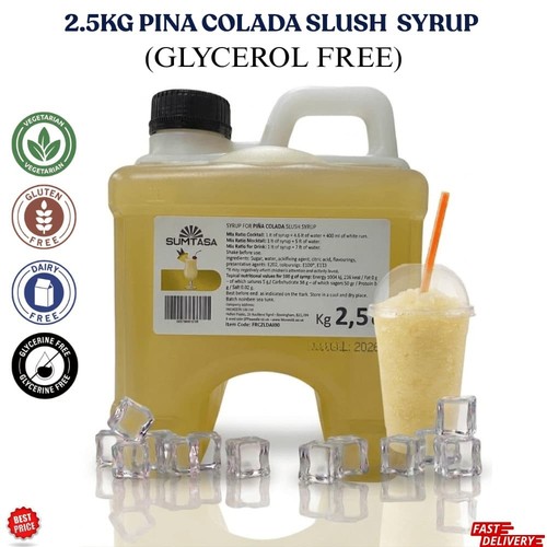Pina colada slush - pina, syrup