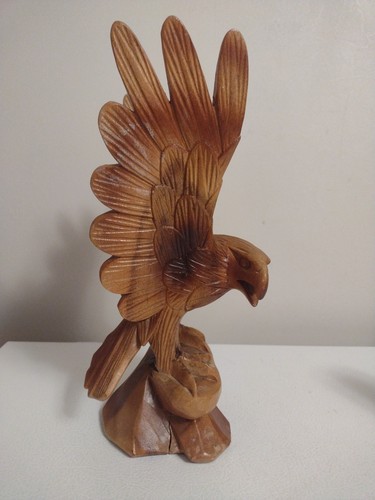 Vtg hand carved rustic - vtg, wooden