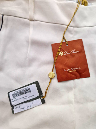 Loro piana wool flannel white - loro,
