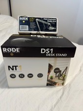 RØDE NT1 Microphone Gen 4 + PSA1 Boom Arm + DS1 Stand Bundle - Boxed / Used Once