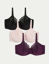 Marks & Spencer Womens Burgundy Women Bra - M&S