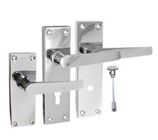 Victorian Straight Chrome Door