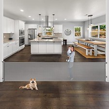 168 Inch Retractable Baby Gates Extra Wide Baby Gate Retractable Baby Gate