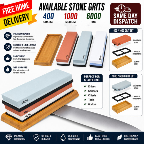 Knife sharpening dual stone - sharpening,