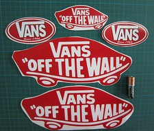 VANS STICKERS SCOOTER SKATEBOARD BMX IN-LINE HALF PIPE STUNT TOOL BOX 70-MIC  
