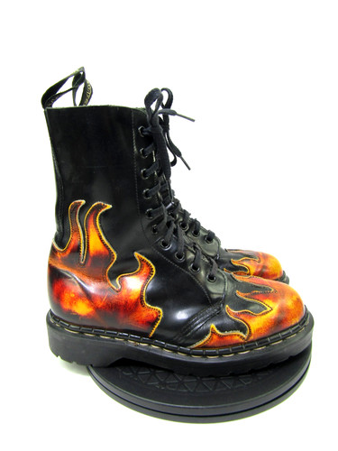 Tred air leather boots - leather, mens
