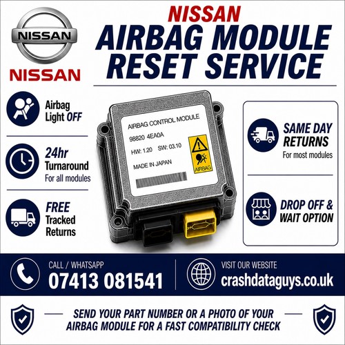 Nissan airbag module reset - nissan,