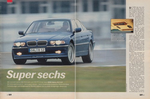 1999 bmw alpina b12 with - b12, 6.0
