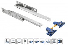 Soft Close Invisible Concealed Undermounting Full Extension 3D Drawer Runners