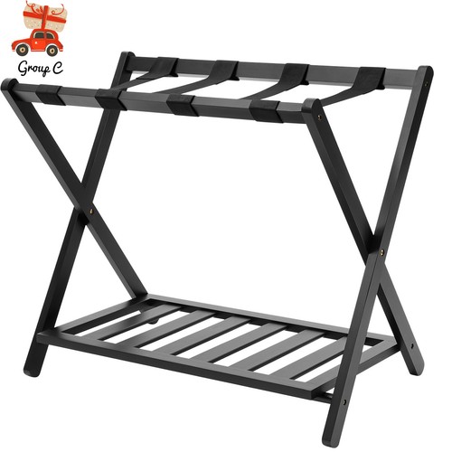 Foldable luggage rack home - luggage,