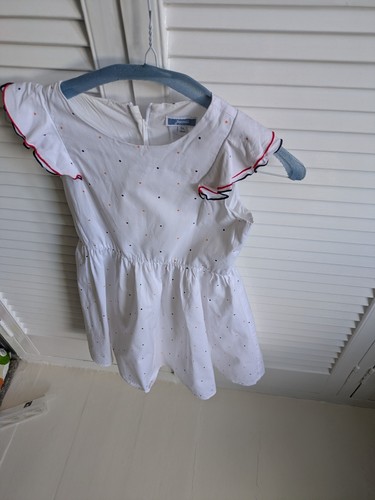 Jacadi lovely white dress - dress, 8yrs