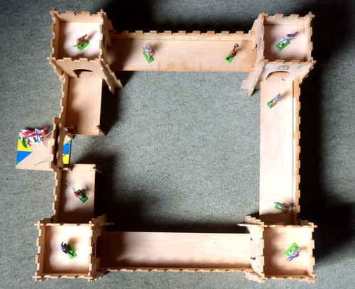 Elc plywood medieval castle - medieval, 77