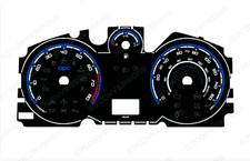 Vauxhall Astra H/Zafira B VXR OPC Blue Dial Cards Carbon Gauges