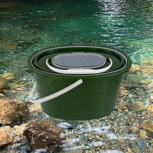Fishing bucket camp - fishing, wash