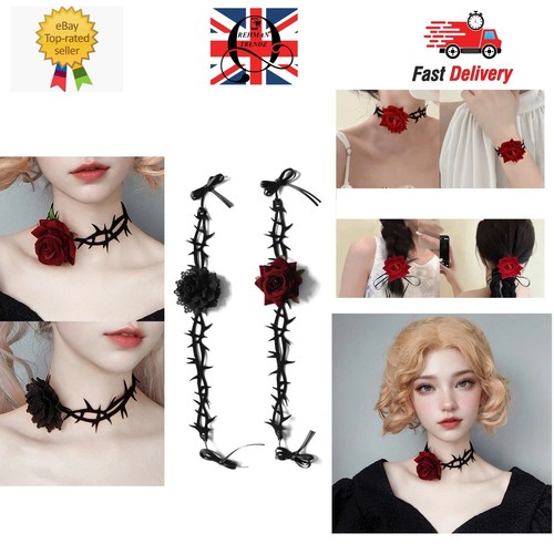 Thorn choker gothic style - gothic,