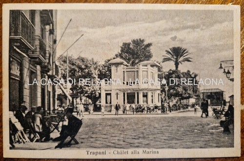 Postcard trapani chalet alla - postcard,