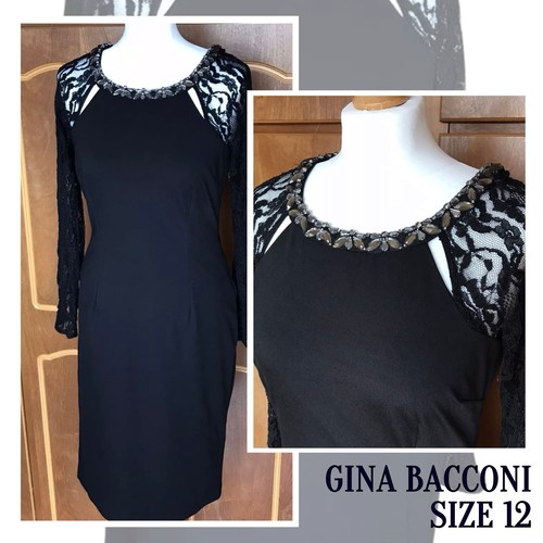 Gina bacconi dress size - gina,