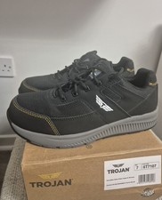 New Trojan Black Safety Shoes