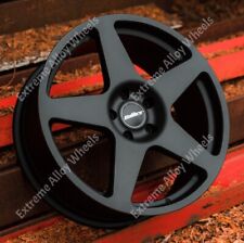 17" Black Five Alloy Wheels Fits Chevrolet Daewoo Dacia 4x100 Pcd Only