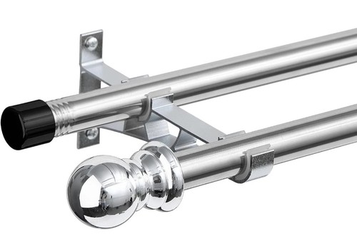 Inflation double curtain - curtain, rods