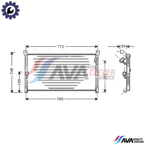 Condenser air conditioning - air,