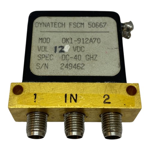Dynatech coaxial relay switch - dynatech,