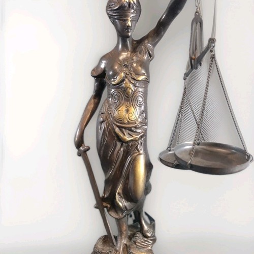 Vintage lady justice bronze - justice,