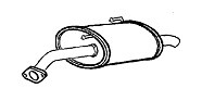 Replacement exhaust rear back - exhaust,