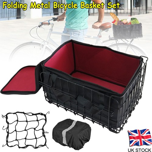Bicycle folding metal - metal, basket