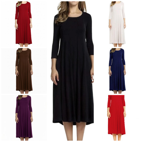 Ladies womans plain swing - ladies,