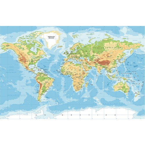 World the map - map, canvas