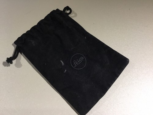 Small black suede leica - suede,