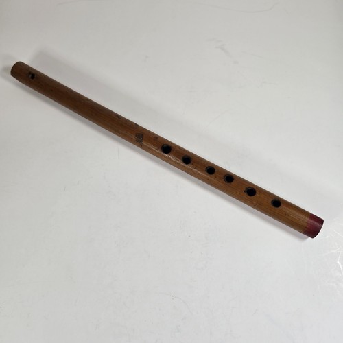 Vintage bamboo end blown flute - end-blown,