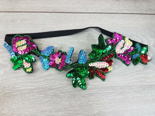 Asos sequin flower headband - flower,