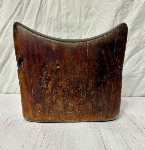 African wooden head - wooden,